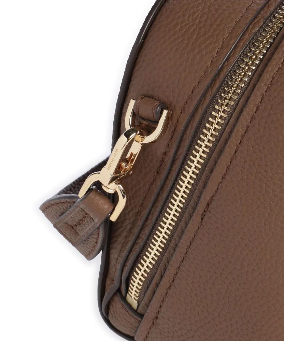 Ashton Small Umhängetasche genarbtes Rindsleder braun