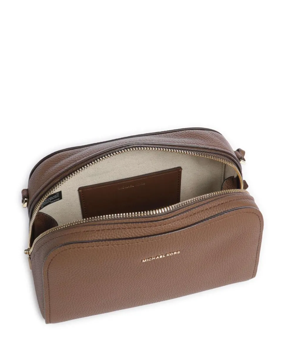 Ashton Small Umhängetasche genarbtes Rindsleder braun