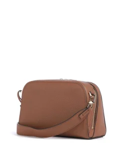 Ashton Small Umhängetasche genarbtes Rindsleder braun