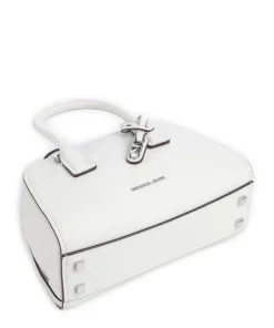 Ashton Umhängetasche genarbtes Rindsleder weiß