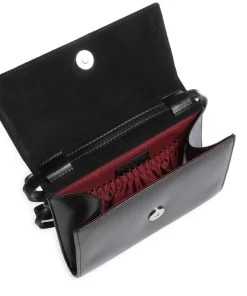 Auguri Umhängetasche Rindsleder schwarz