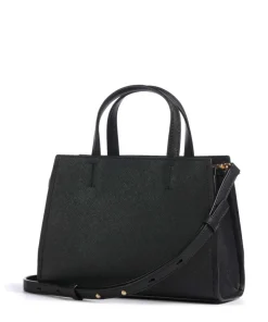 Avril Handtasche fein genarbtes Rindsleder schwarz