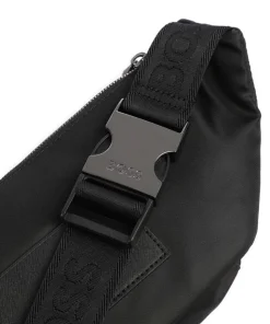 B Icon Gürteltasche recyceltes Polyester schwarz