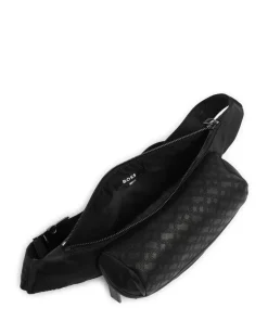 B Icon Gürteltasche recyceltes Polyester schwarz