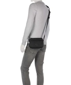 B Icon Umhängetasche Nylon schwarz