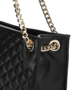 BACCENT Shopper Lederimitat schwarz