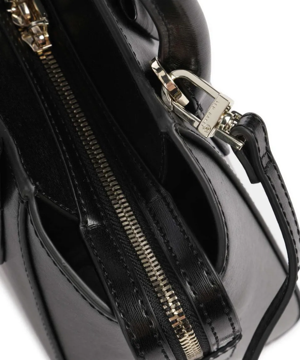 Baelini Handtasche fein genarbtes Leder schwarz