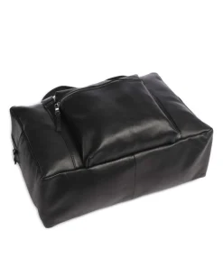 Bague M Shopper fein genarbtes Rindsleder schwarz