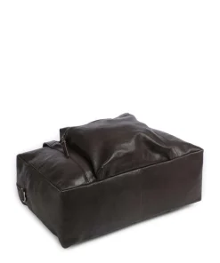 Bague M Shopper fein genarbtes Rindsleder dunkelbraun