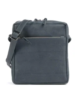 Bague M Umhängetasche weiches Rindsleder blaugrau