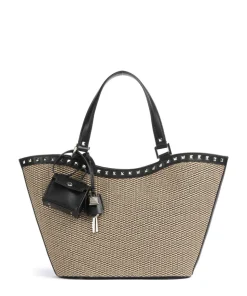 BAGULLA Shopper Papier, Lederimitat natur