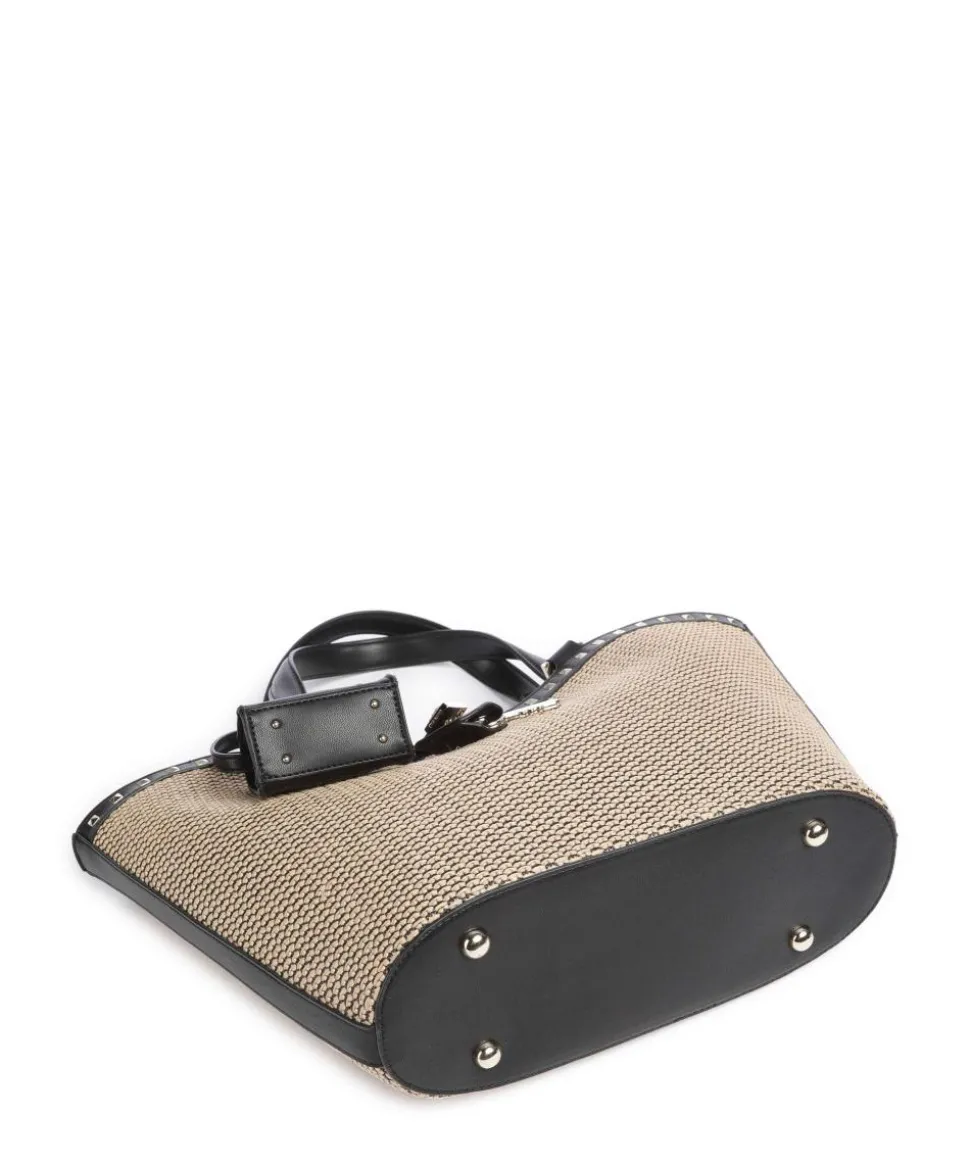 BAGULLA Shopper Papier, Lederimitat natur