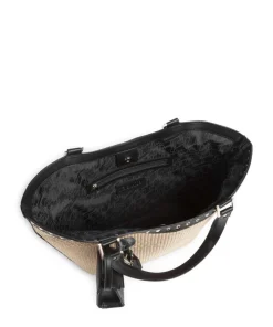 BAGULLA Shopper Papier, Lederimitat natur