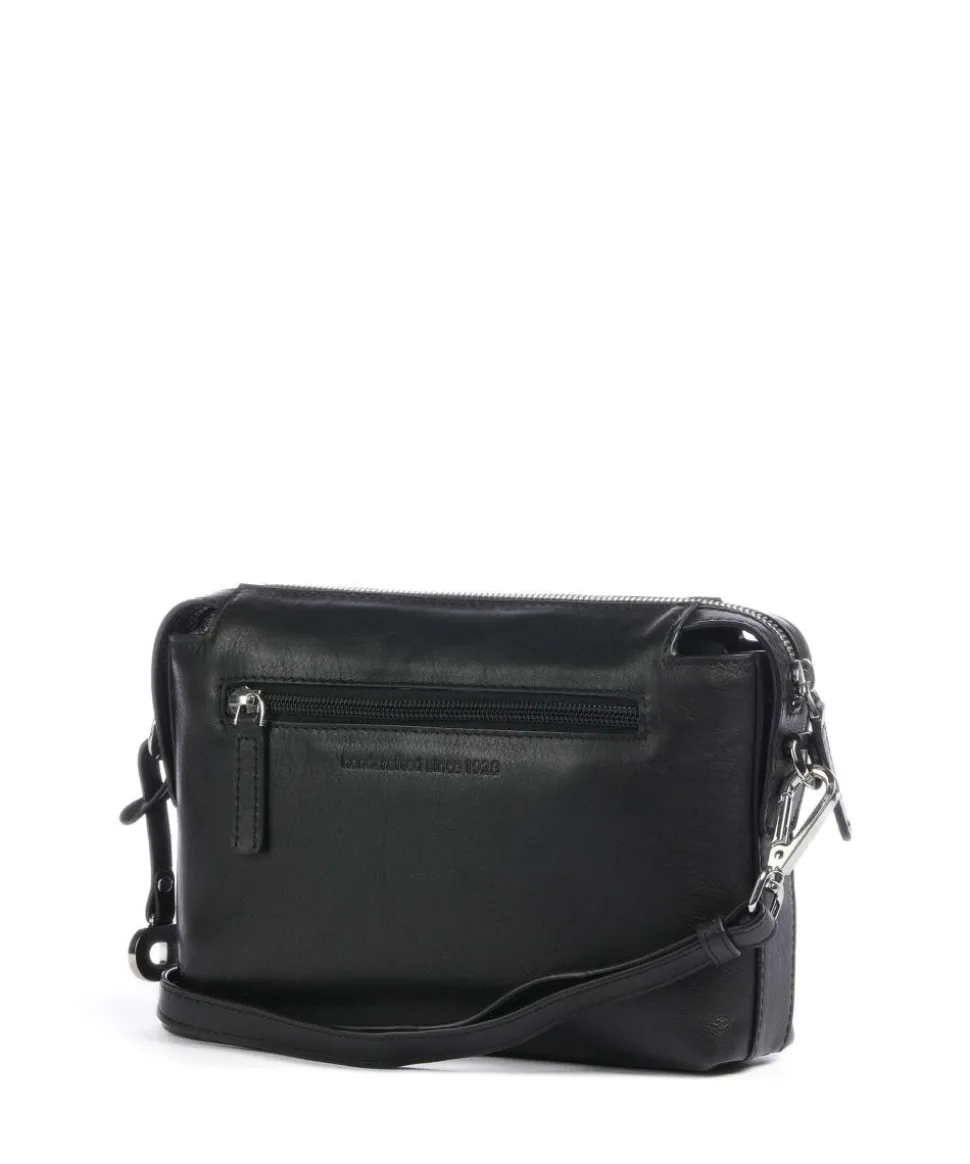 Bali Umhängetasche weiches Rindsleder schwarz