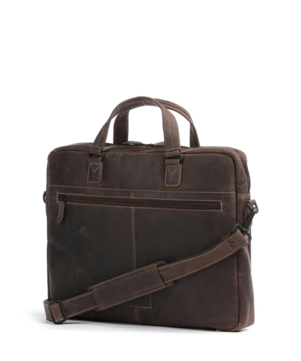Baltimore 8 Aktentasche 14″ Leder dunkelbraun