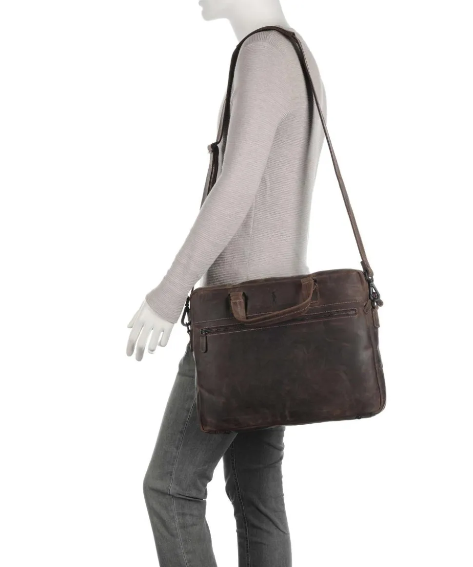 Baltimore 8 Aktentasche 14″ Leder dunkelbraun