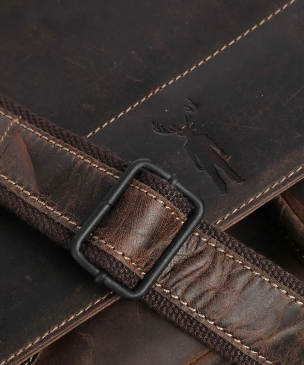 Baltimore 6 Aktentasche Leder dunkelbraun