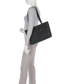 Baltimore 18 Shopper fein genarbtes Leder anthrazit