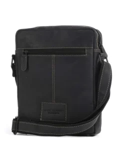 Baltimore 2 Umhängetasche Leder anthrazit