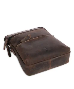 Baltimore 11 Umhängetasche Leder dunkelbraun