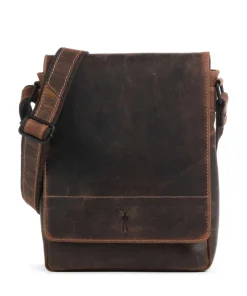 Baltimore 3 Umhängetasche Leder cognac