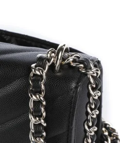 BAMARA Schultertasche Lederimitat schwarz