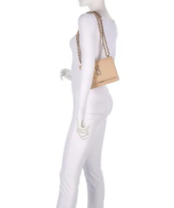 BAMARA Schultertasche Lederimitat beige