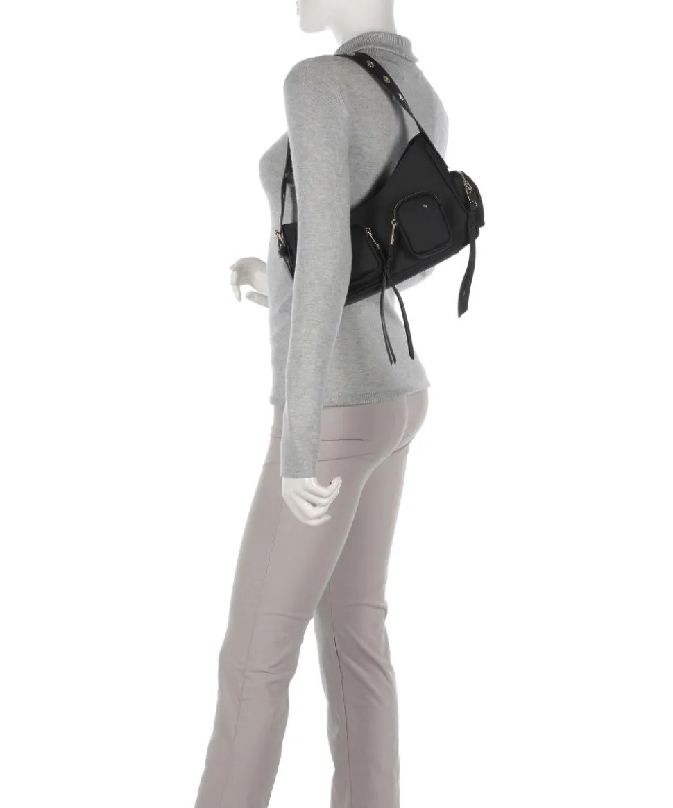 Bamboo Jennifer Schultertasche Lederimitat schwarz