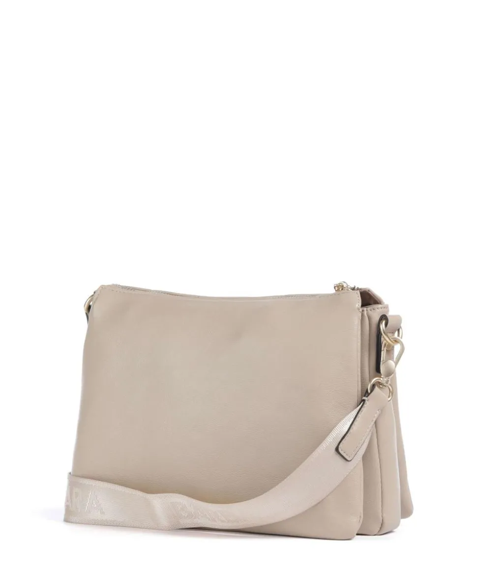 Barbara Cozy Umhängetasche Lederimitat sand