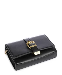 BARCH Schultertasche Lederimitat schwarz