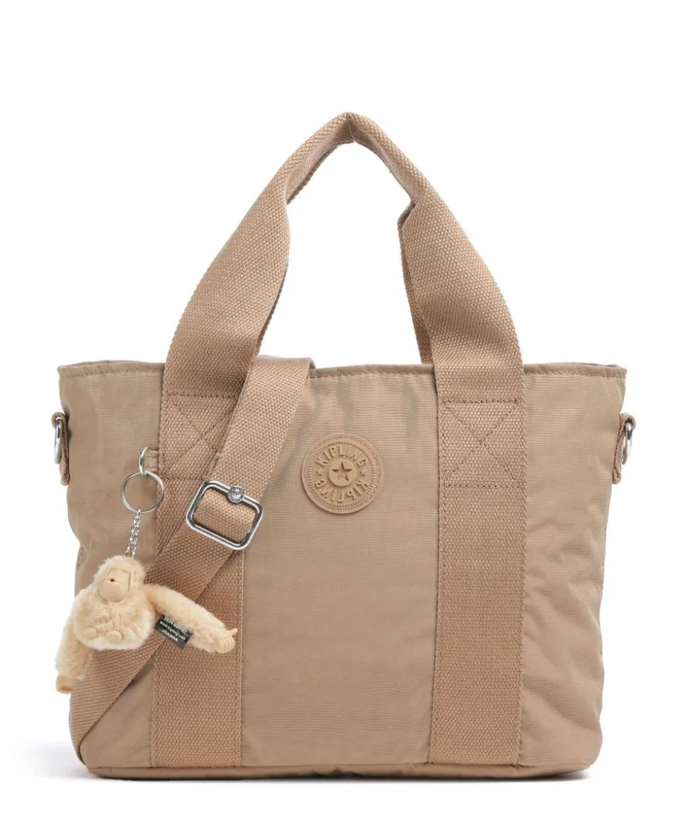 Basic Minta M Handtasche recyceltes Polyamid tan