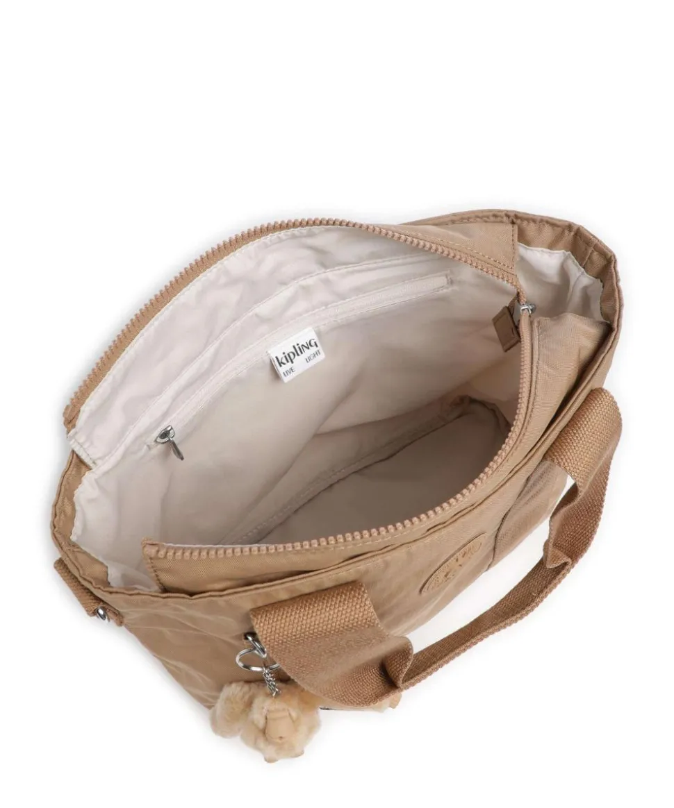 Basic Minta M Handtasche recyceltes Polyamid tan