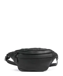 Basic Umhängetasche Büffelleder schwarz