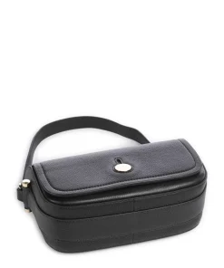 Bathurst Mews Schultertasche genarbtes Rindsleder schwarz