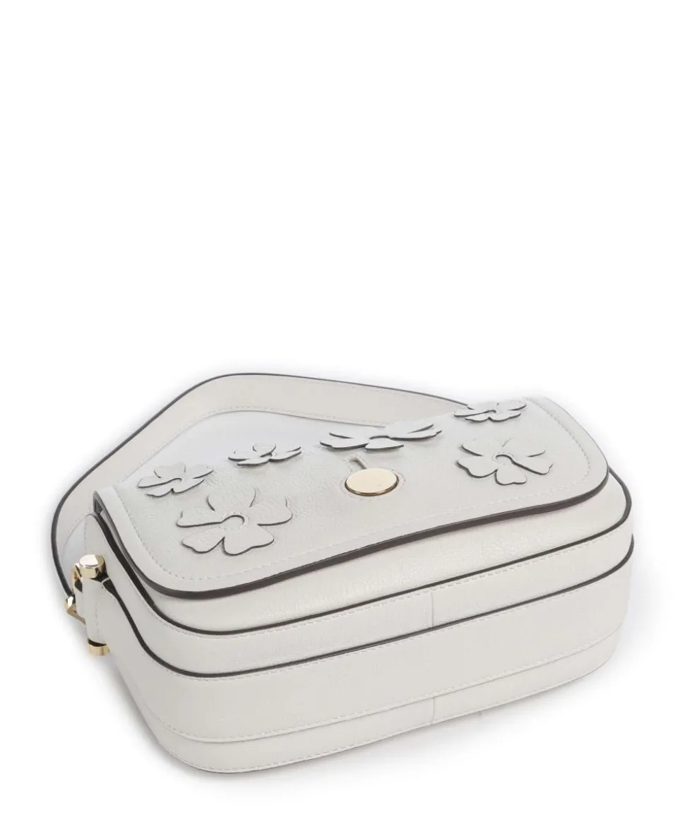 Bathurst Mews Schultertasche genarbtes Rindsleder elfenbein