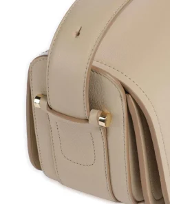 Bathurst Mews Umhängetasche fein genarbtes Rindsleder beige