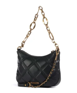 BAURA Schultertasche Lederimitat schwarz