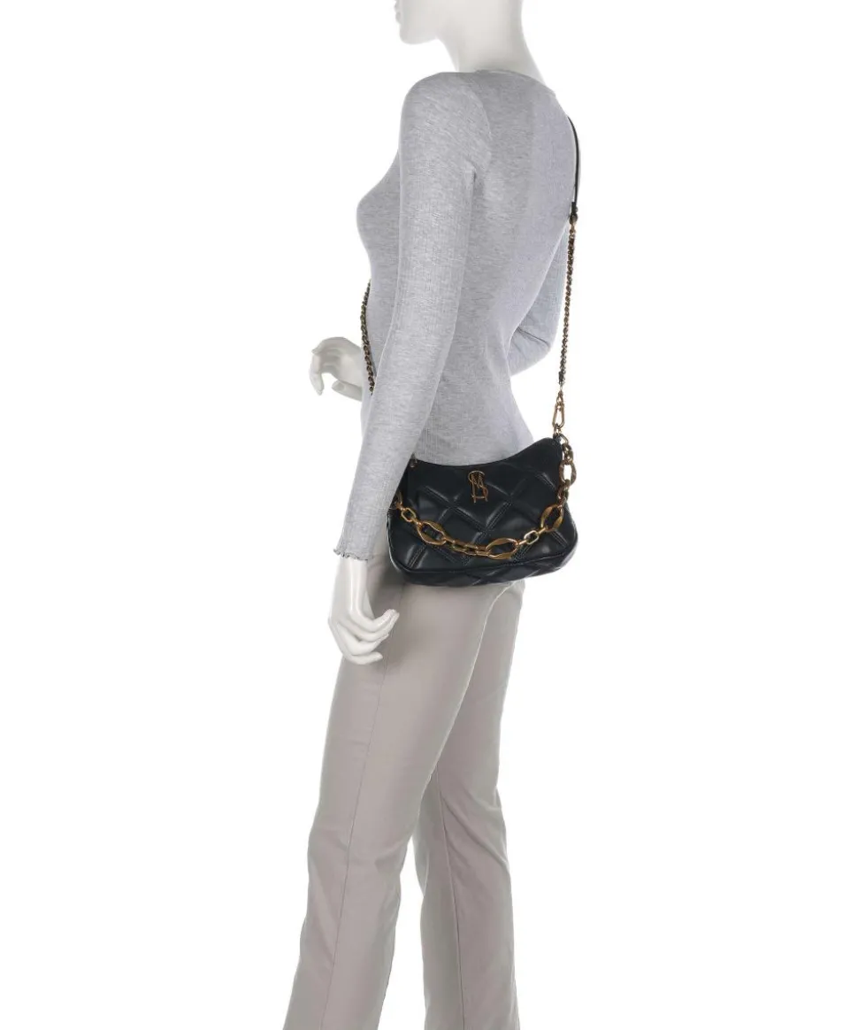 BAURA Schultertasche Lederimitat schwarz