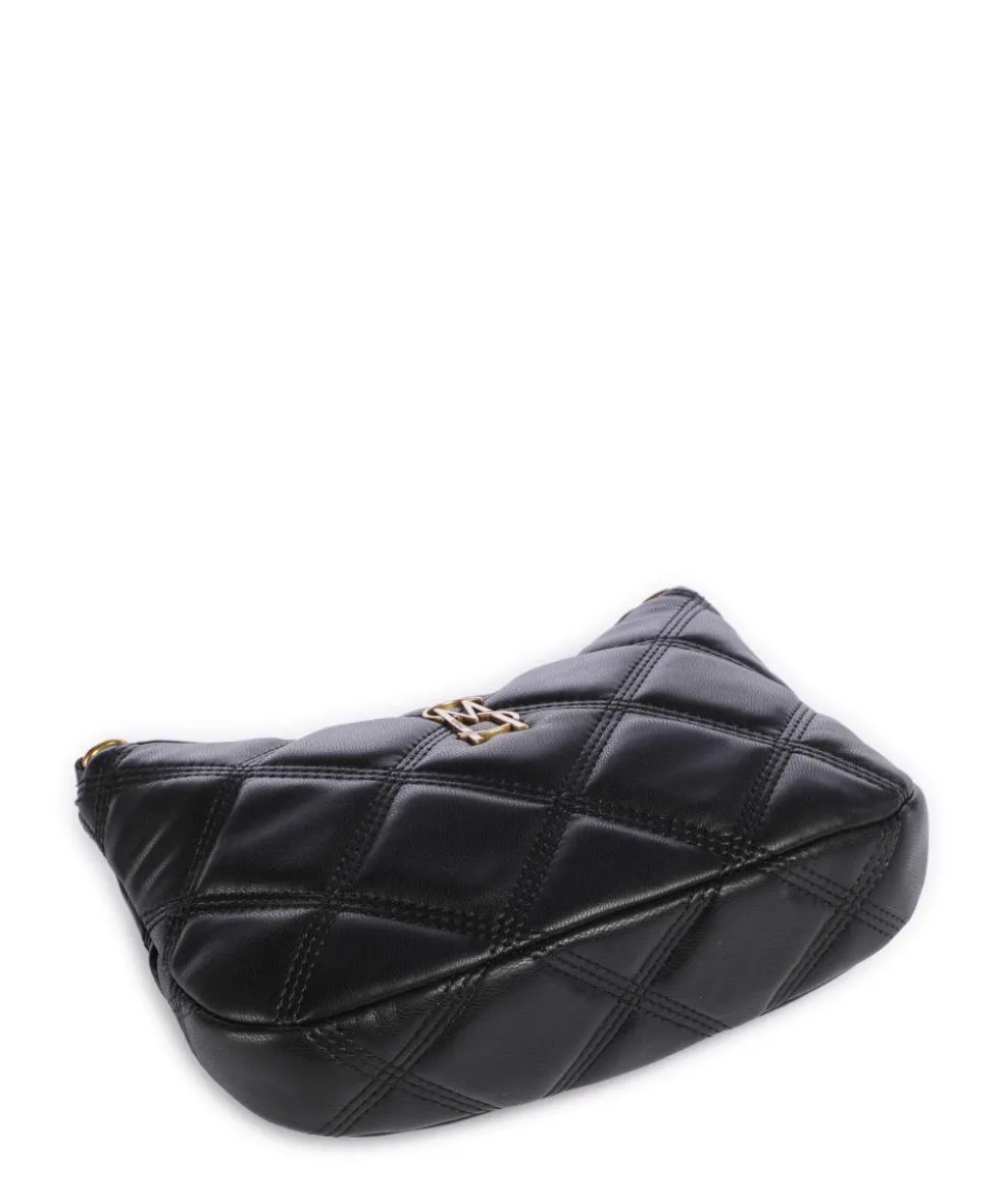 BAURA Schultertasche Lederimitat schwarz