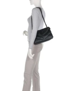 BBELZ Schultertasche Lederimitat schwarz