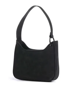 BCARLO-R Schultertasche Lederimitat schwarz