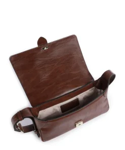 BCELENA Schultertasche Lederimitat braun