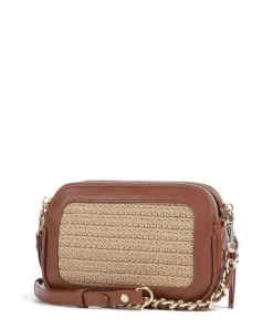 BDAISY-S Umhängetasche Papier, Lederimitat beige/braun