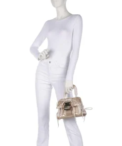 BDIEGO Handtasche Lederimitat, recyceltes Polyester roségold