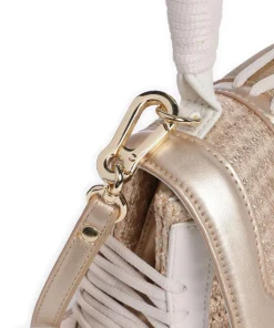 BDIEGO Handtasche Lederimitat, recyceltes Polyester roségold