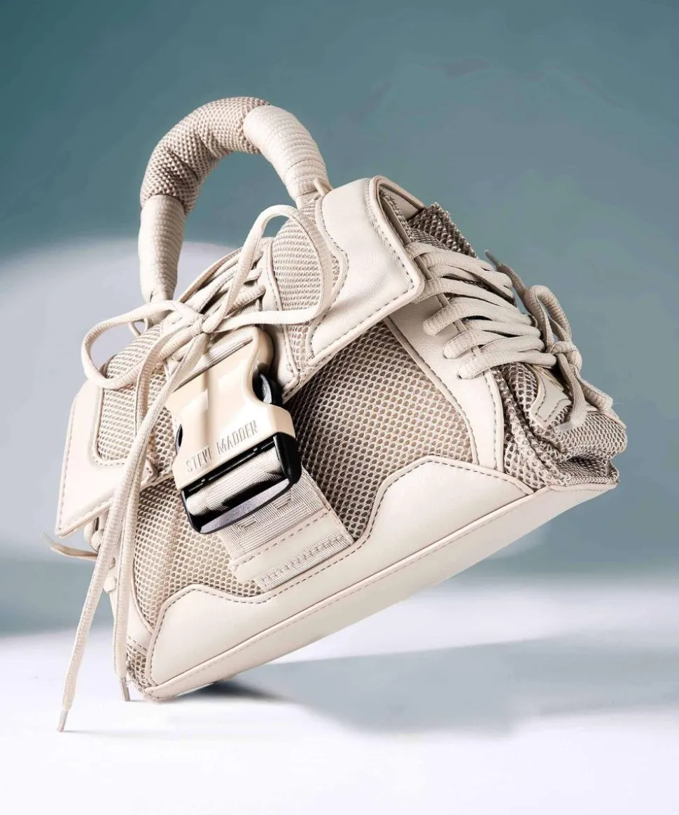 BDIEGO Handtasche Lederimitat, recyceltes Polyester beige