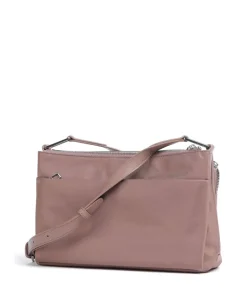 BE HER M Schultertasche recyceltes Polyester altrosa