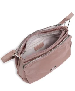 BE HER M Schultertasche recyceltes Polyester altrosa