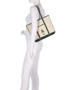 Bear Fall Shopper Canvas beige/grün
