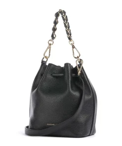 Beat Generation Bucket bag genarbtes Rindsleder schwarz